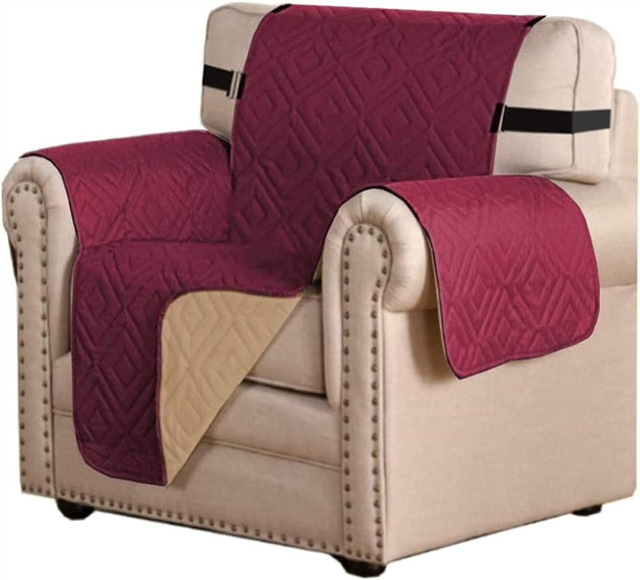 Quilted Sofa Cover Pet Protector Throw Waterproof Sofa Slip Covers 1/2/3 Settee Bowlift
