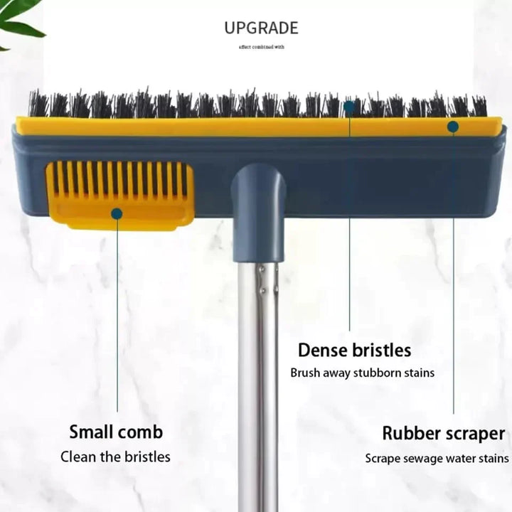 2 In 1 Floor Scrub Brush With Long Handle Bowlift