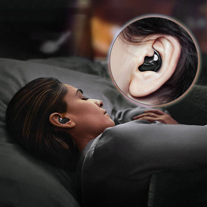 BowLift | Waterproof Bluetooth Earbuds with Sound Reduction – Lightweight Wireless Sleep Earplugs for Comfortable Rest
