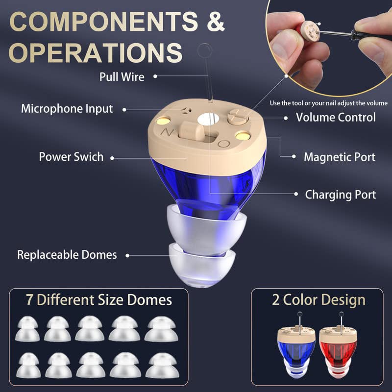 Wireless rechargeable hearing aids Bowlift