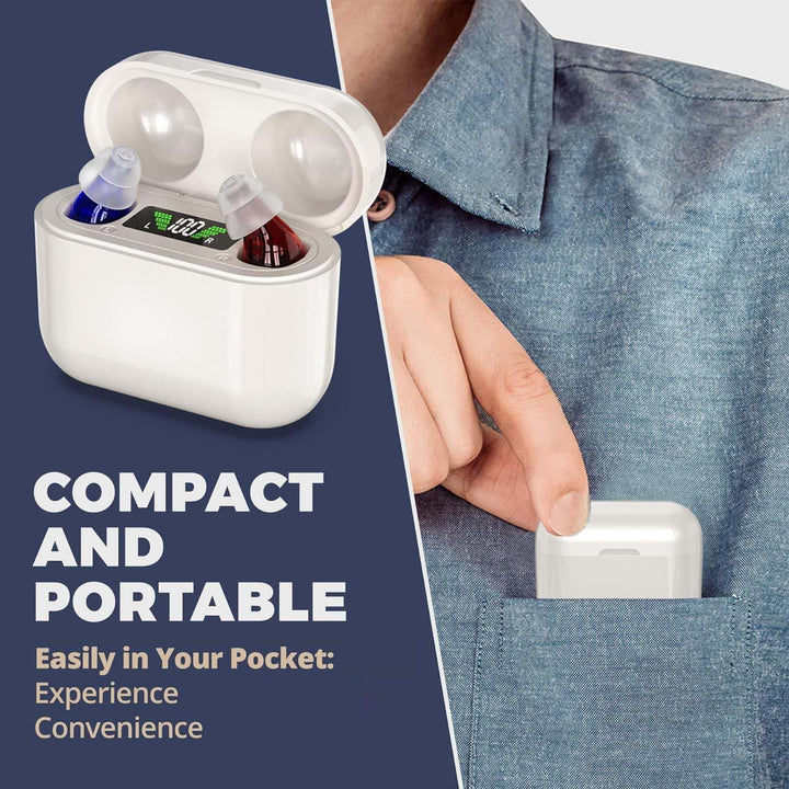 Wireless rechargeable hearing aids Bowlift