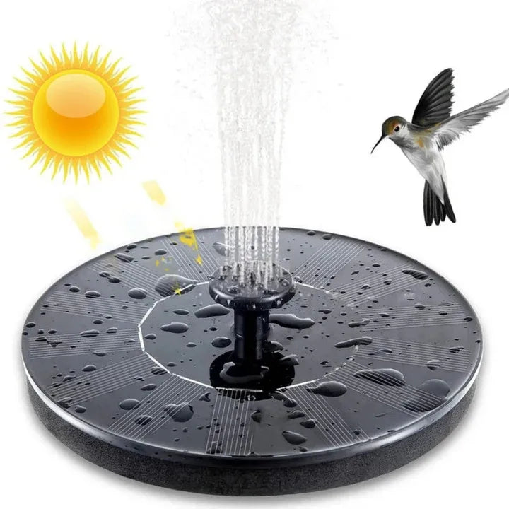 Flowbee – Elegant Solar Fountain for Garden Birds Bowlift