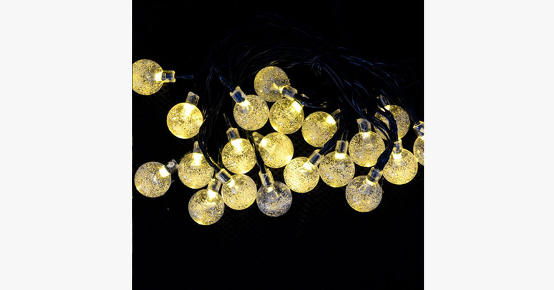 BowLift | Solar-powered LED crystal ball lights - Stylishly decorate!