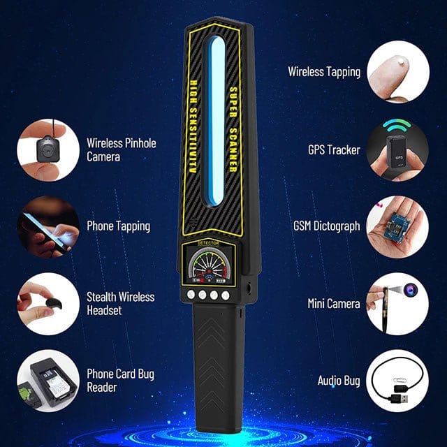 BowLift | RF Bug Detector Scanner | Hidden Camera and Tracker Finder | Portable